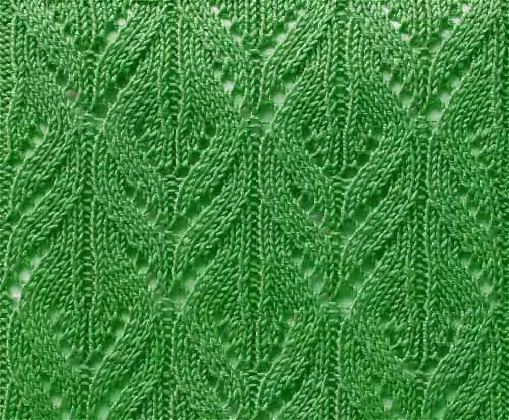 Diamond shape knitting pattern