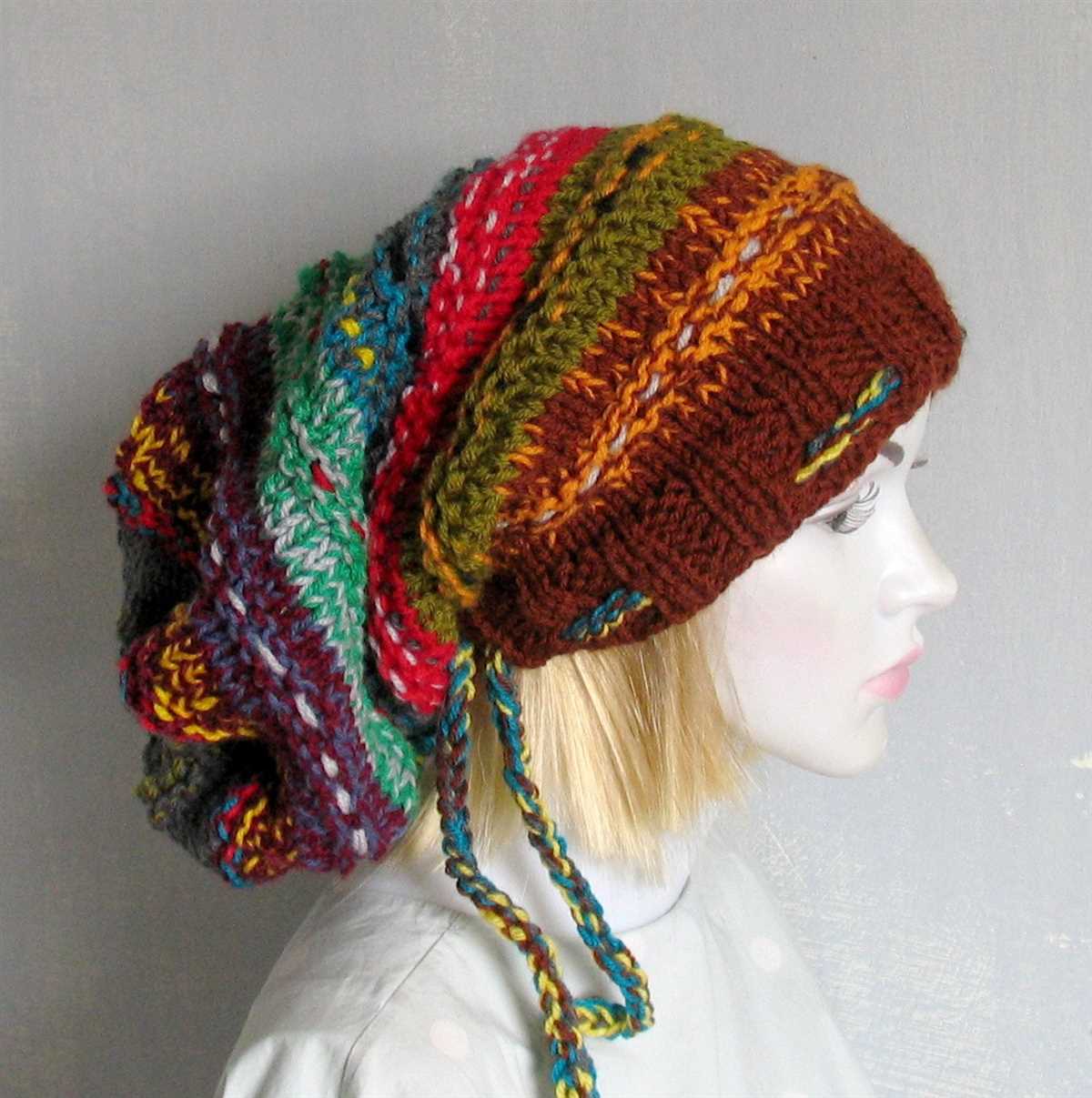 Dreadlock hat knitting pattern