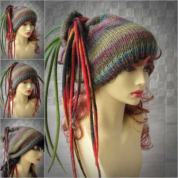 Dreadlock hat knitting pattern