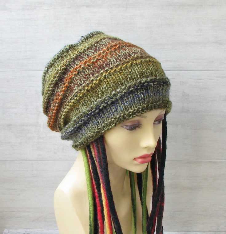 Dreadlock hat knitting pattern