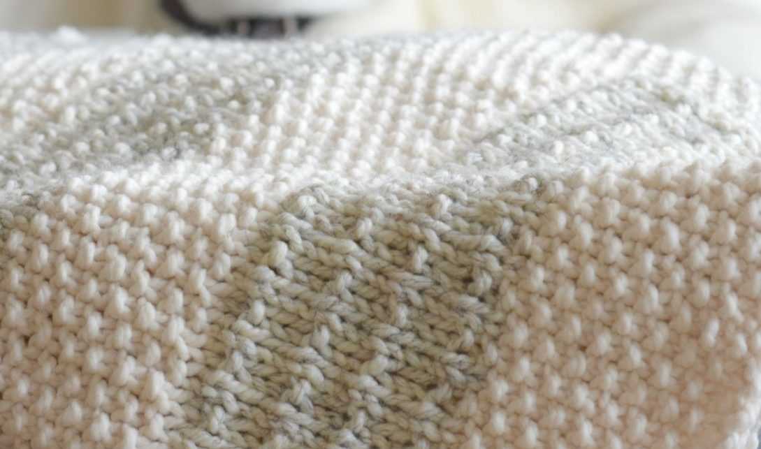 Easy knit blanket sweater pattern