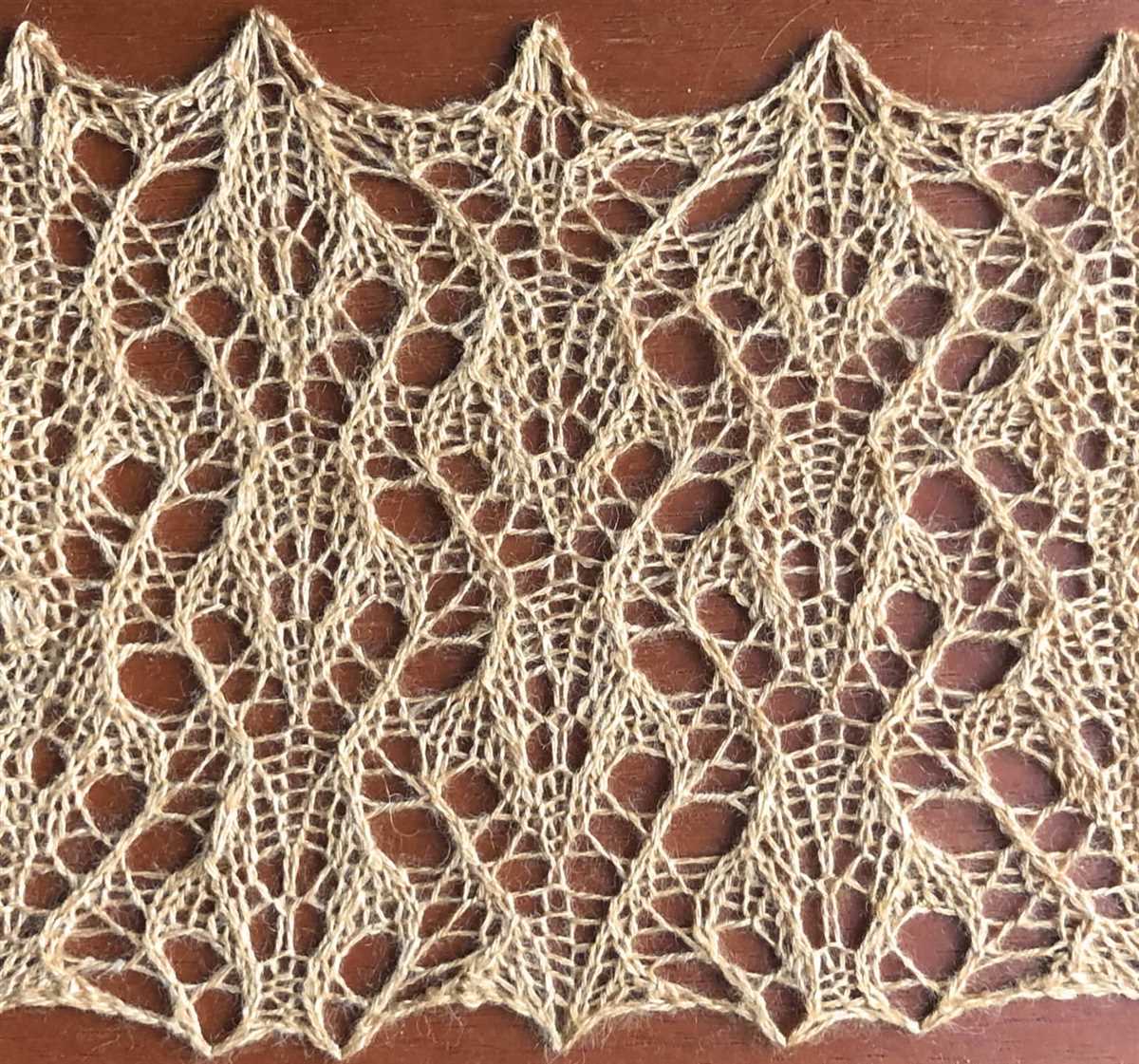 Easy knit lace pattern