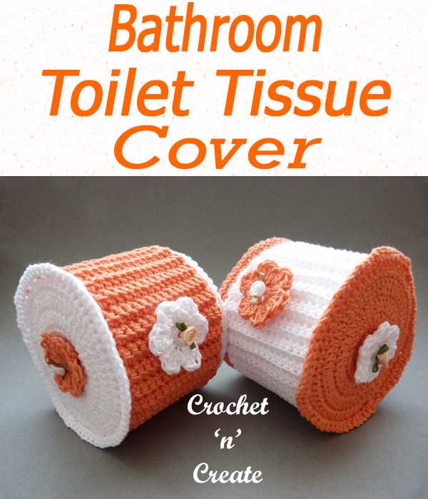 Knitted toilet paper cover pattern