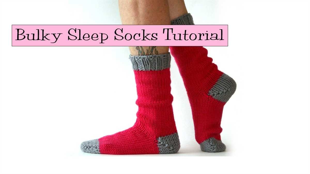 Chunky knit sock pattern free
