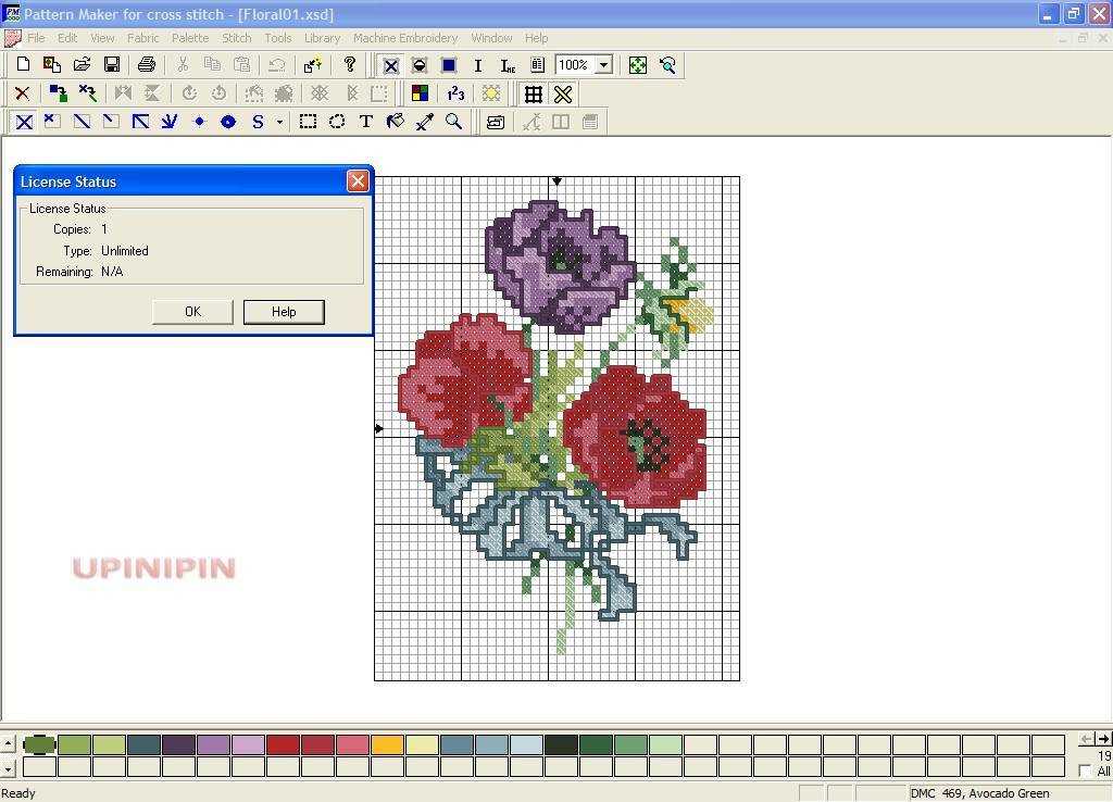 Knitting pattern maker app