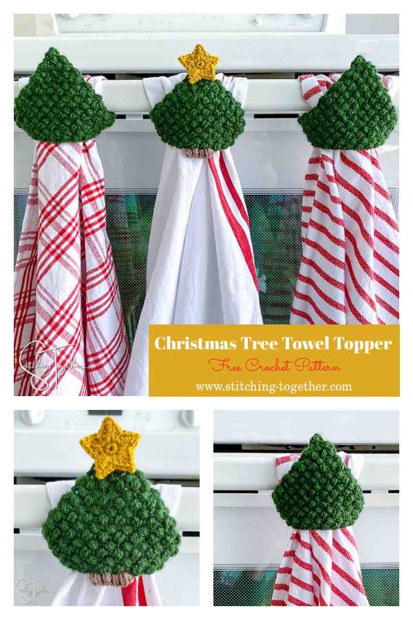 Pattern for knitted towel toppers