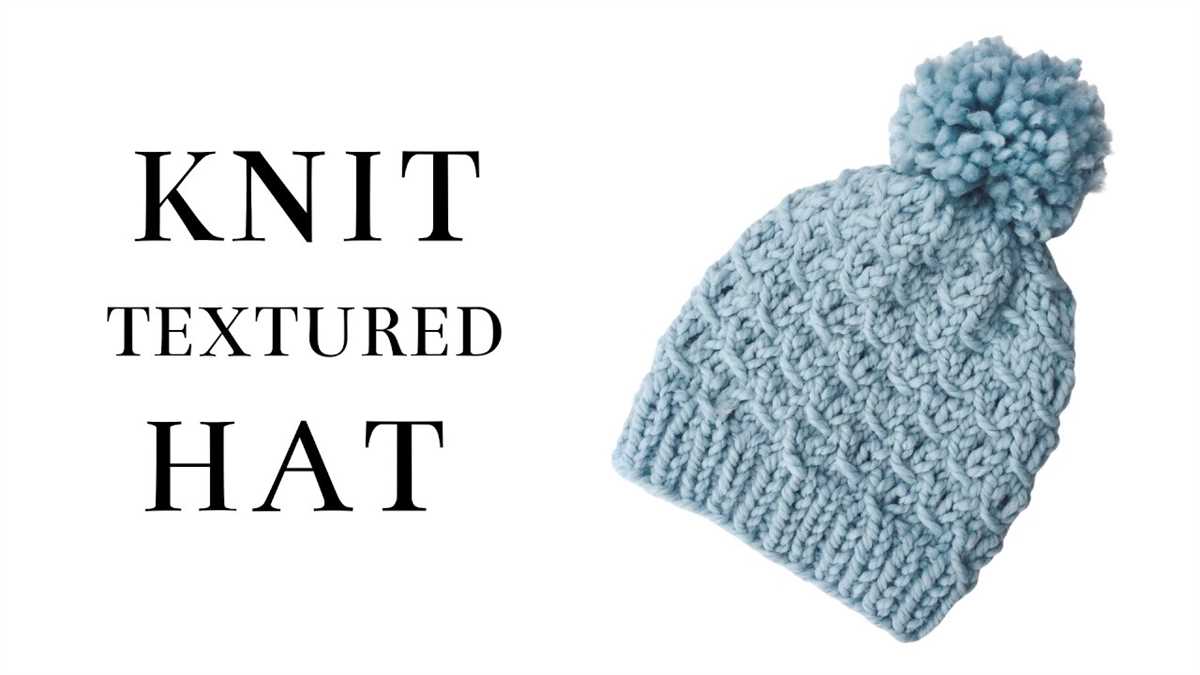 Free chunky knit beanie pattern