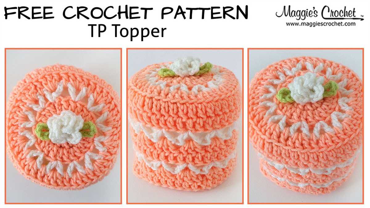 Knitted toilet paper cover pattern