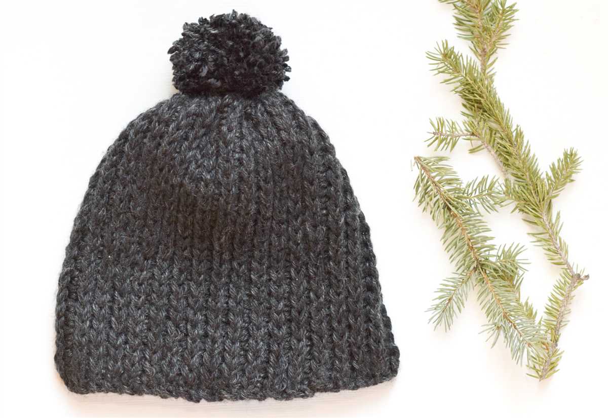 Free chunky knit beanie pattern