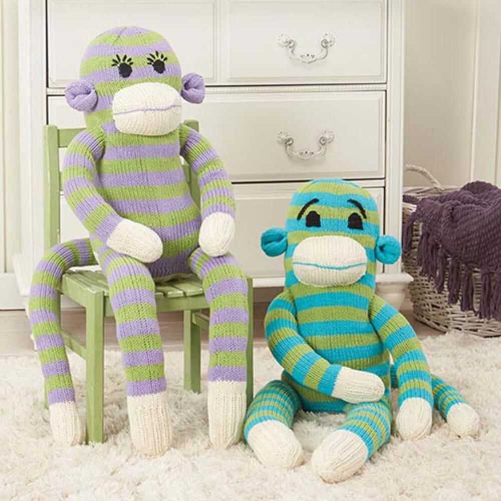 Free monkey pattern knitting