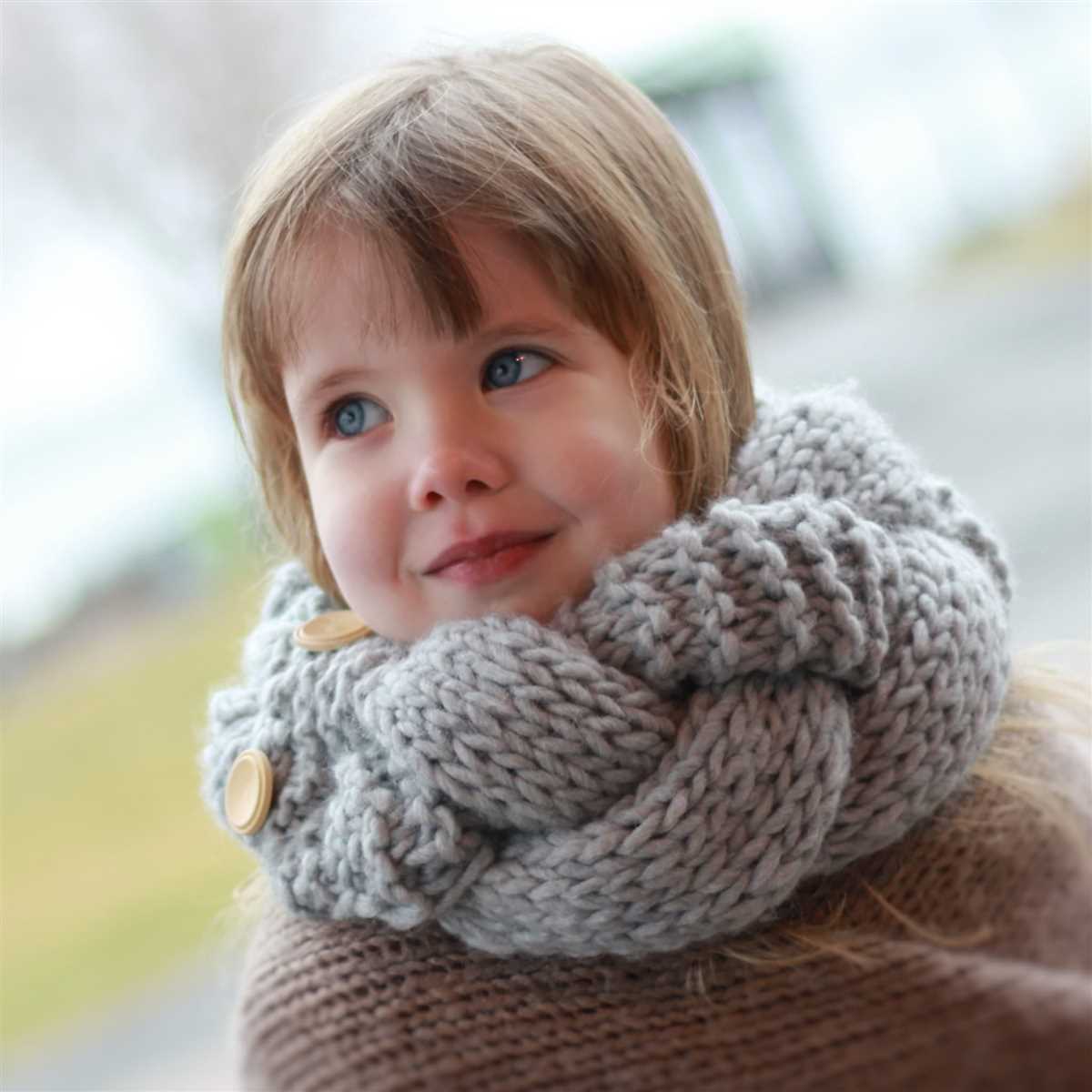 Free knitting pattern for neck warmer