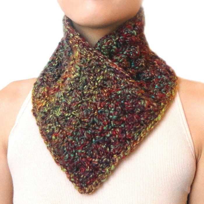 Free knitting pattern for neck warmer
