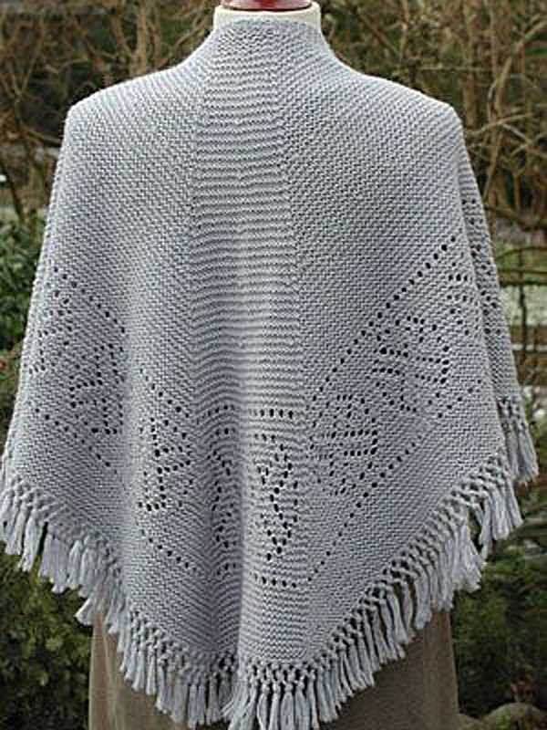Faroese shawl knitting pattern