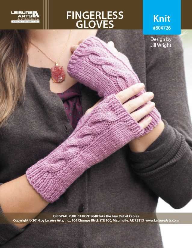 Easy TwoNeedle Fingerless Gloves Knitting Pattern Free Tutorial — free download