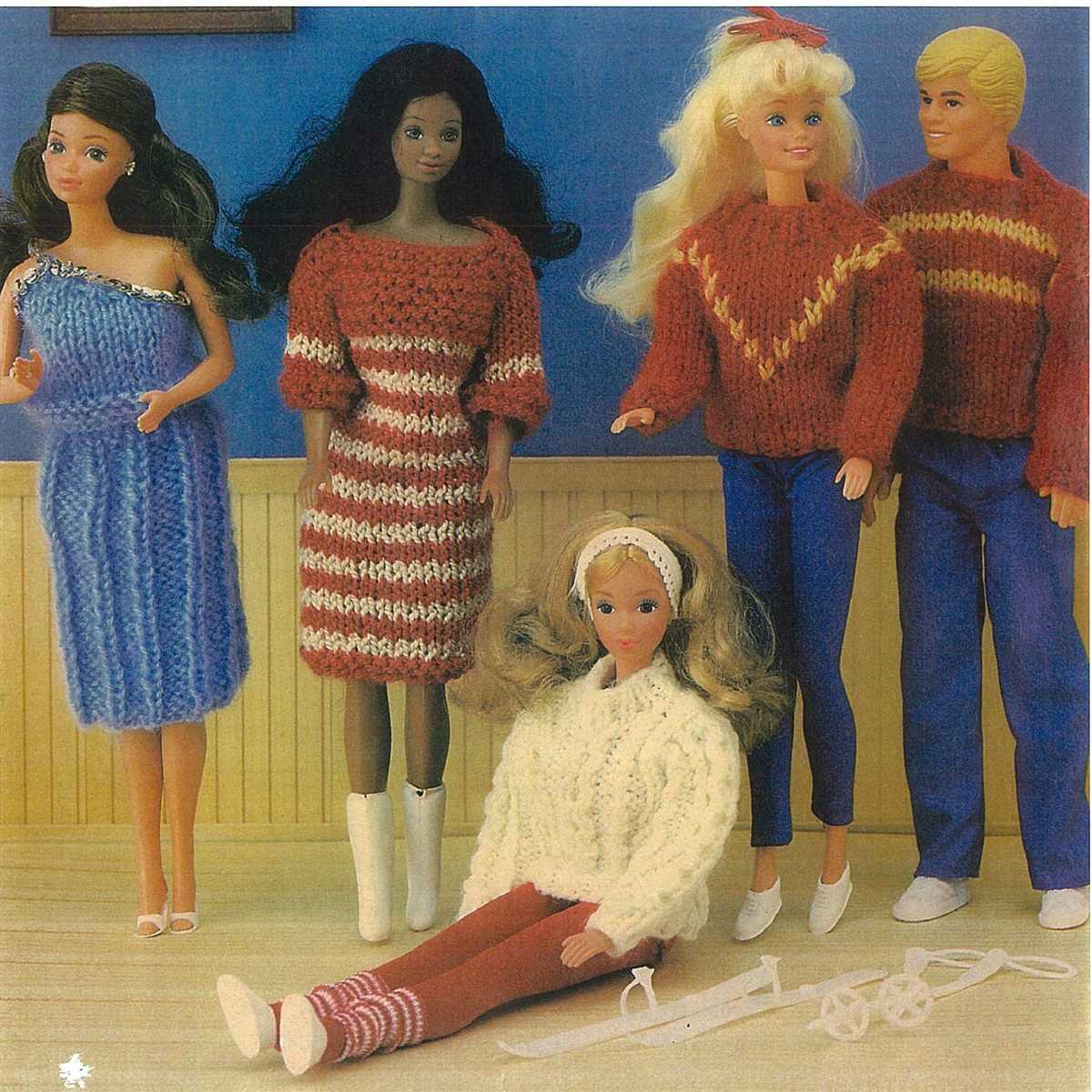 Free barbie doll knitting patterns to download