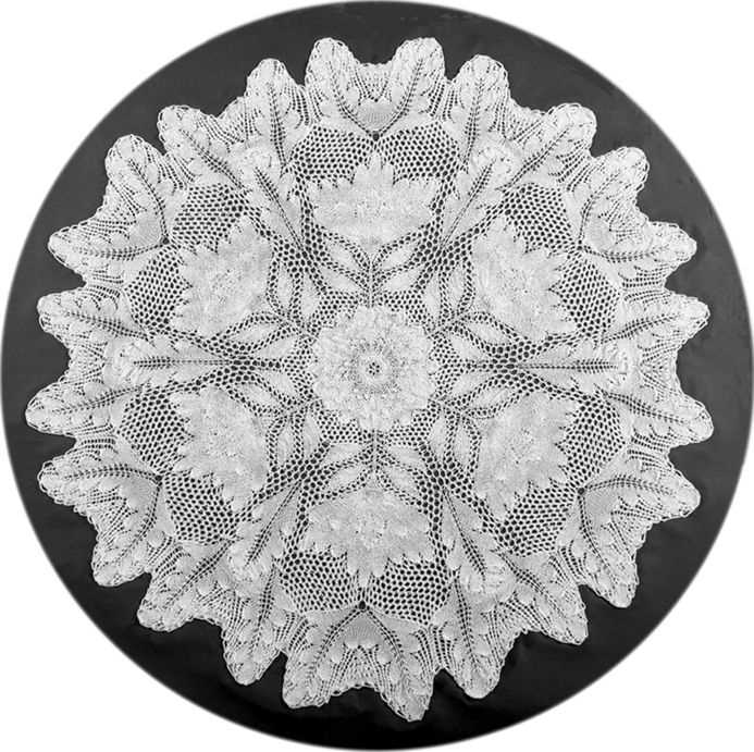 Knitted lace doily patterns