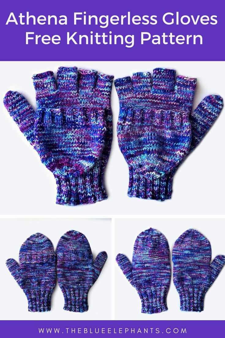 Free knit pattern fingerless gloves