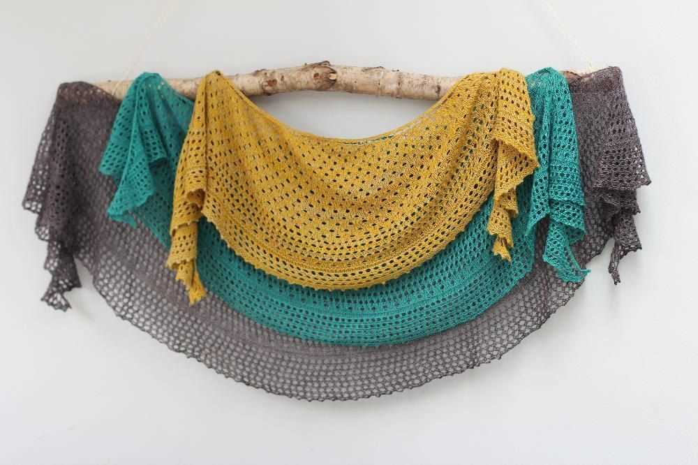 Knit Your Own Crescent Shawl with This Free Pattern Free crescent shawl knitting pattern