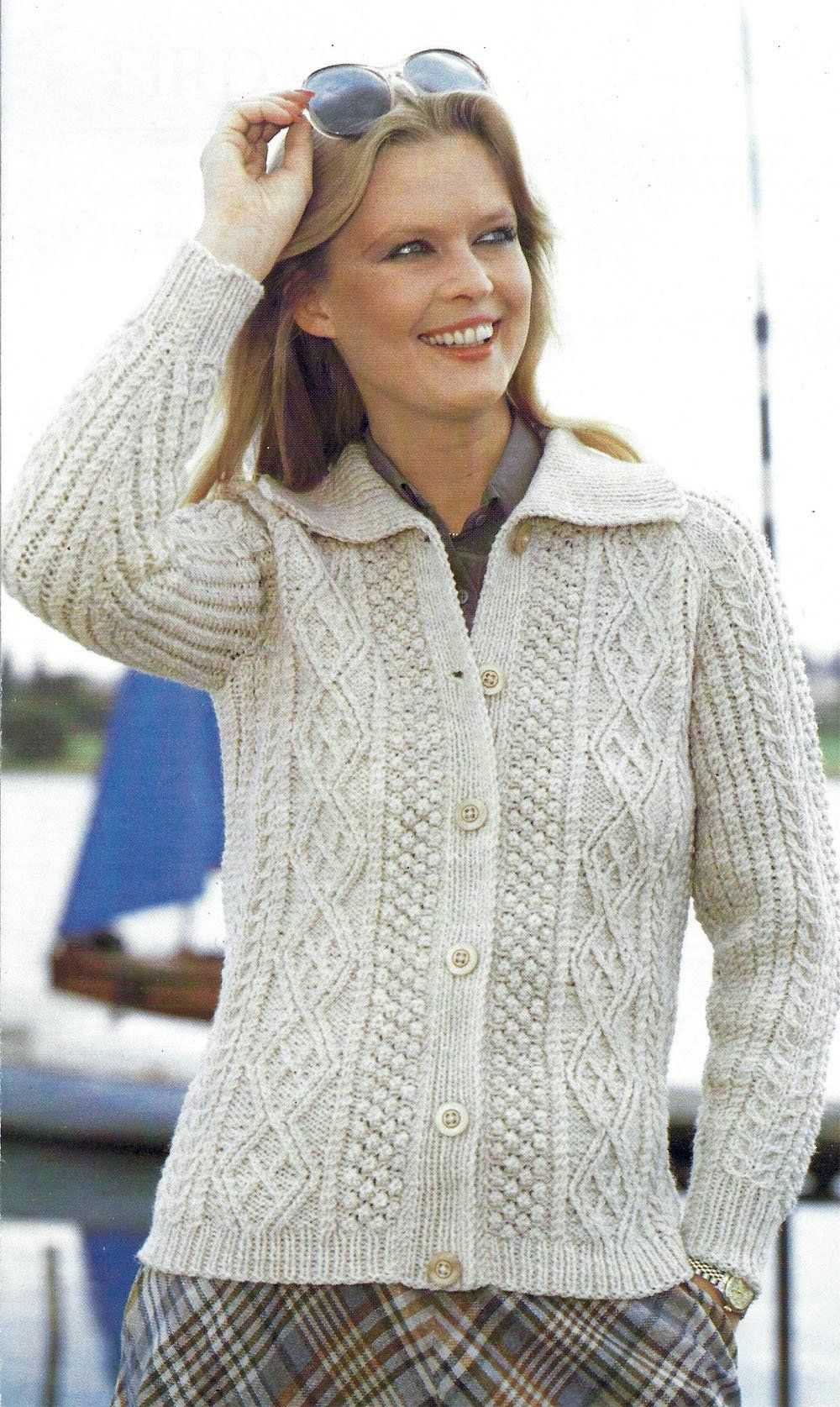 Free jacket knitting patterns ladies