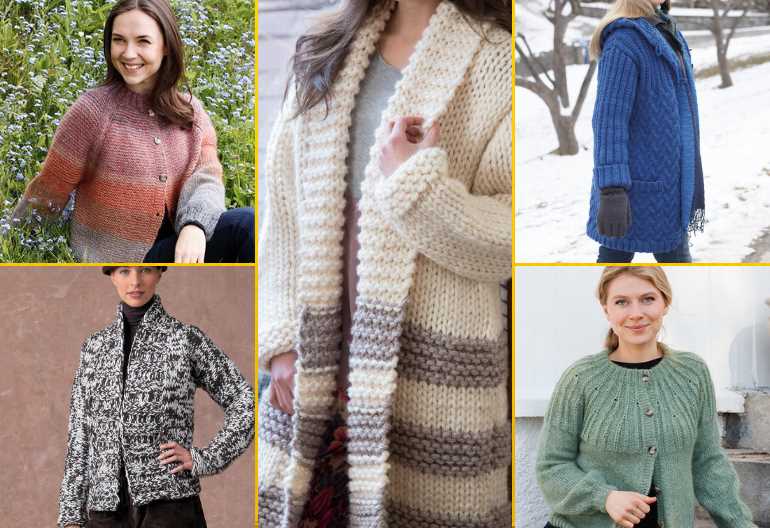 Free jacket knitting patterns ladies