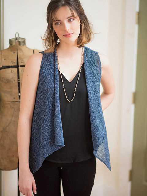 Free knit vest pattern womens