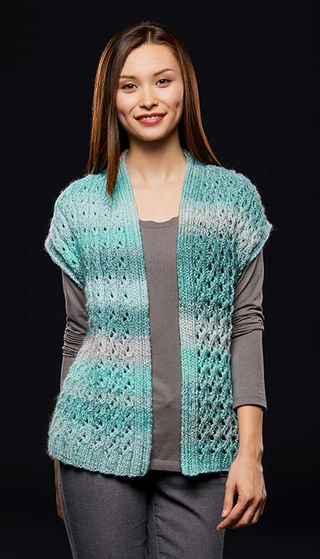 Free knit vest pattern womens