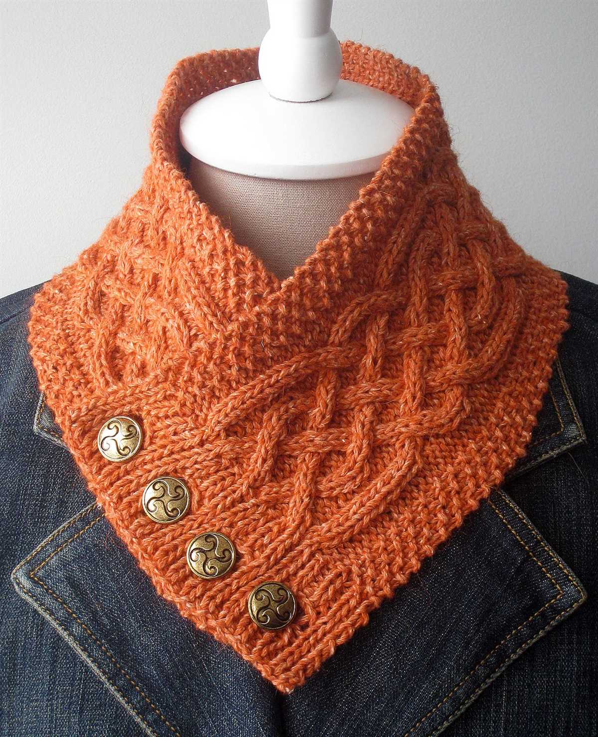 Free knitting pattern for neck warmer