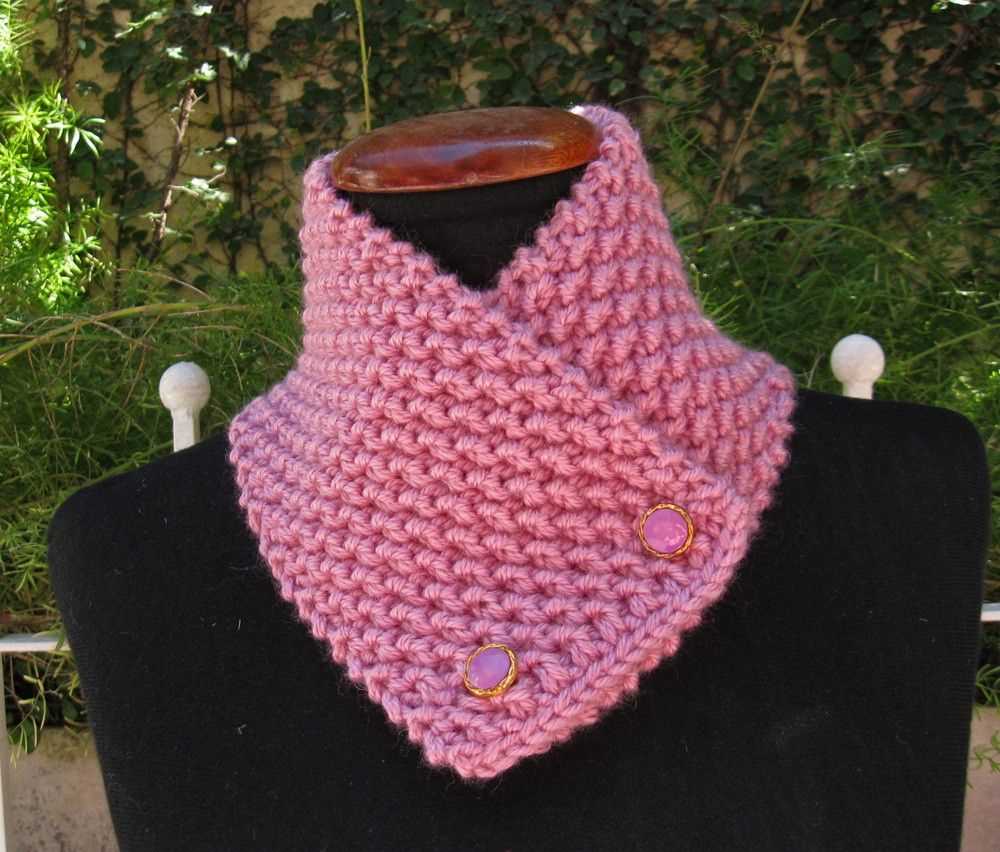 Free knitting pattern for neck warmer