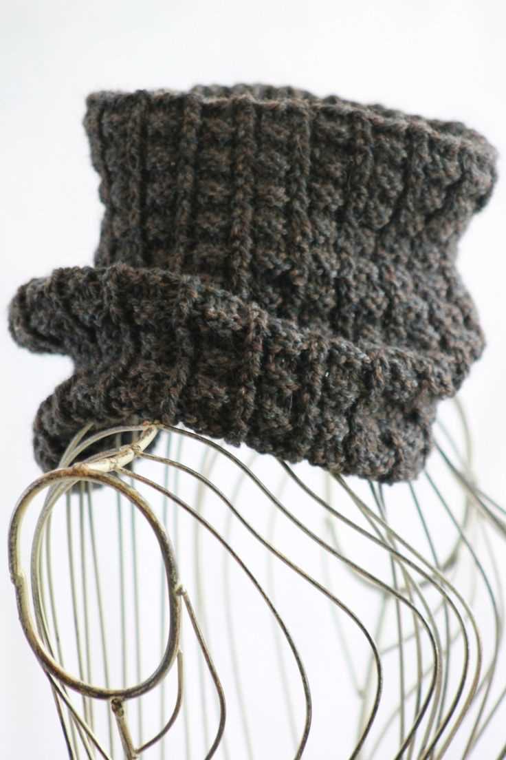 Free knitting pattern for neck warmer