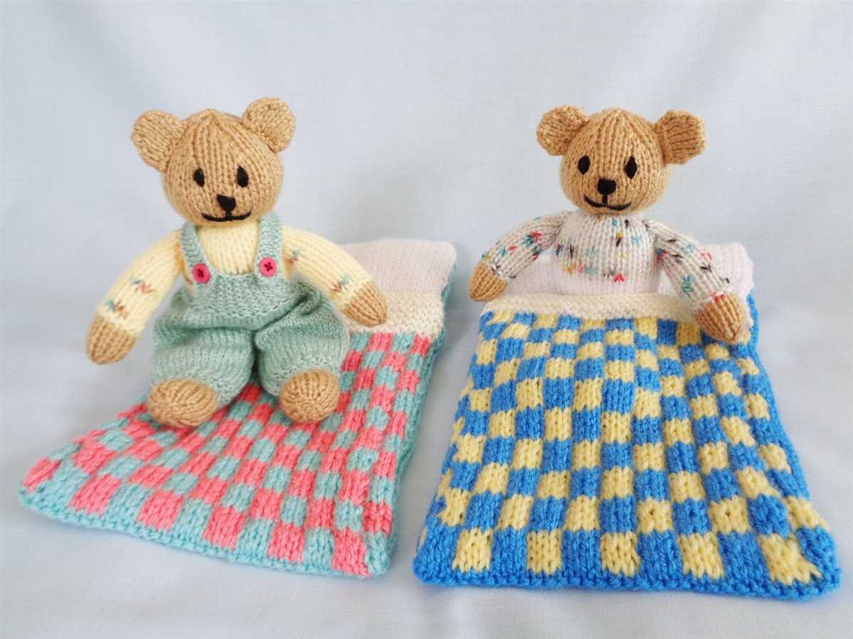 Free knitting pattern for small teddy bear