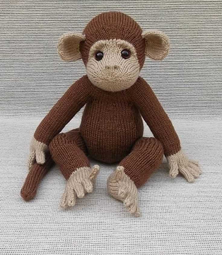 Free monkey pattern knitting