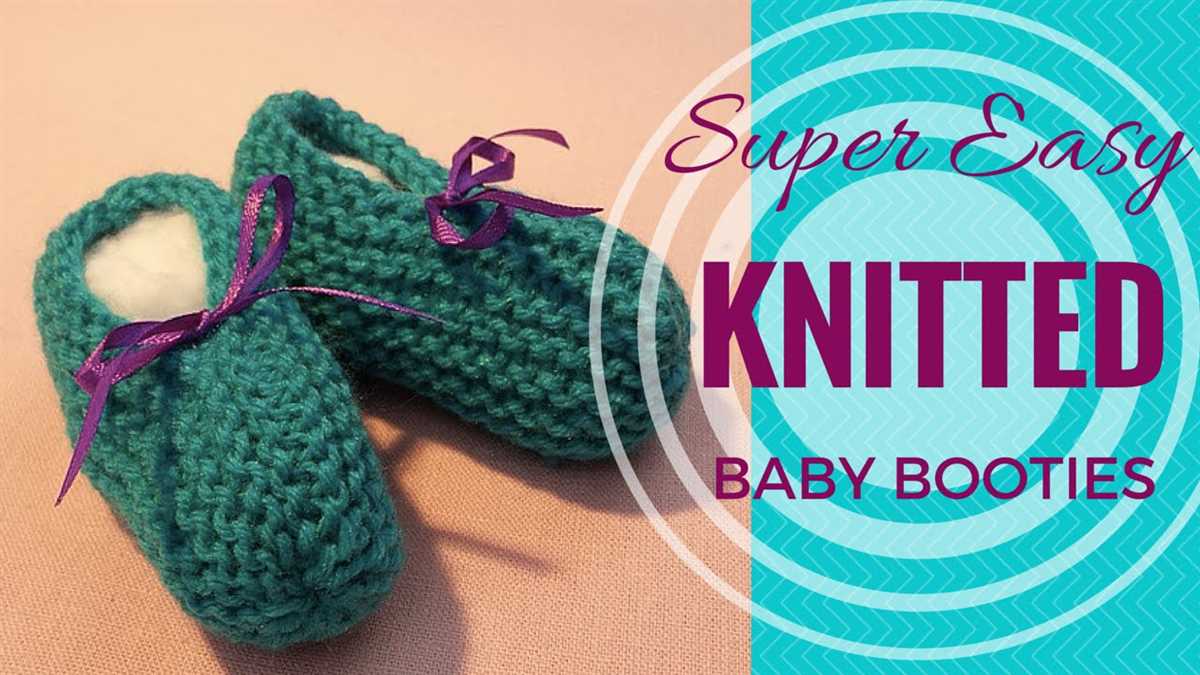 Basic bootie knitting pattern