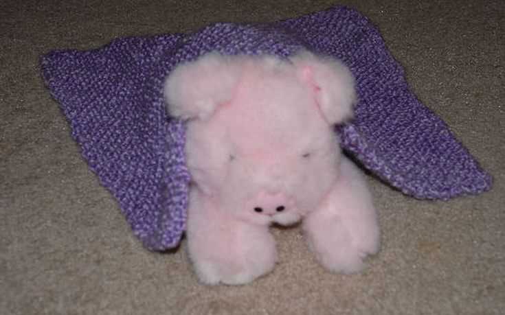 Knitted doll blanket pattern free