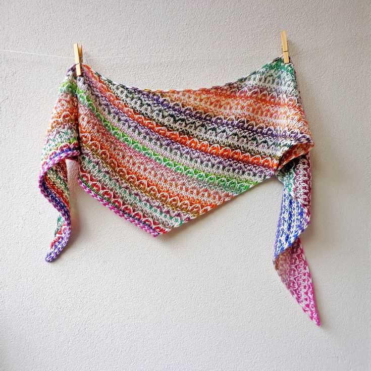 Scarf shawl knitting pattern