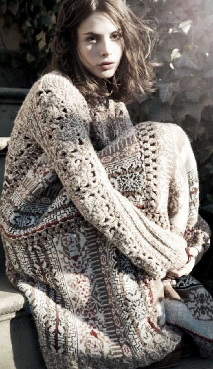 Stylish and Unique Knitting Pattern for a Boho Cardigan