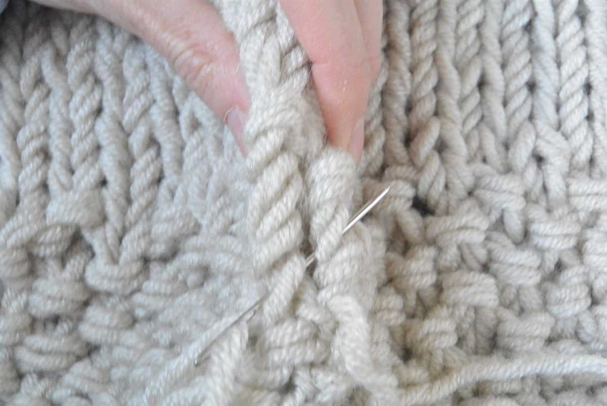 Easy knit blanket sweater pattern