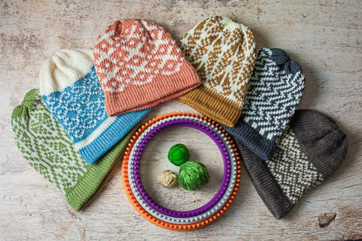 Loom knit hat pattern