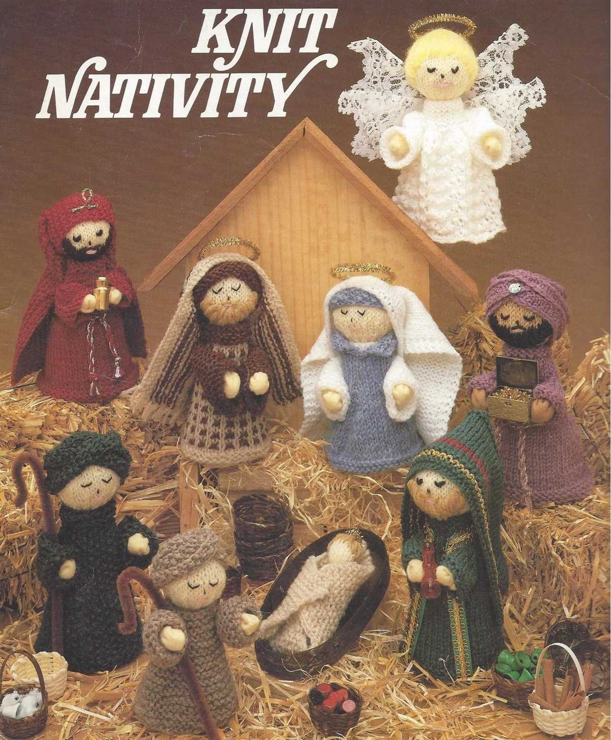 Nativity scene knitting pattern free