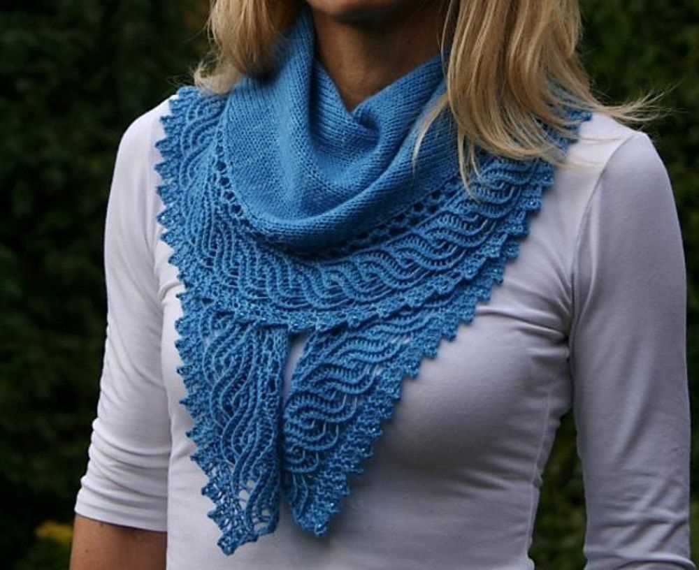 Scarf shawl knitting pattern