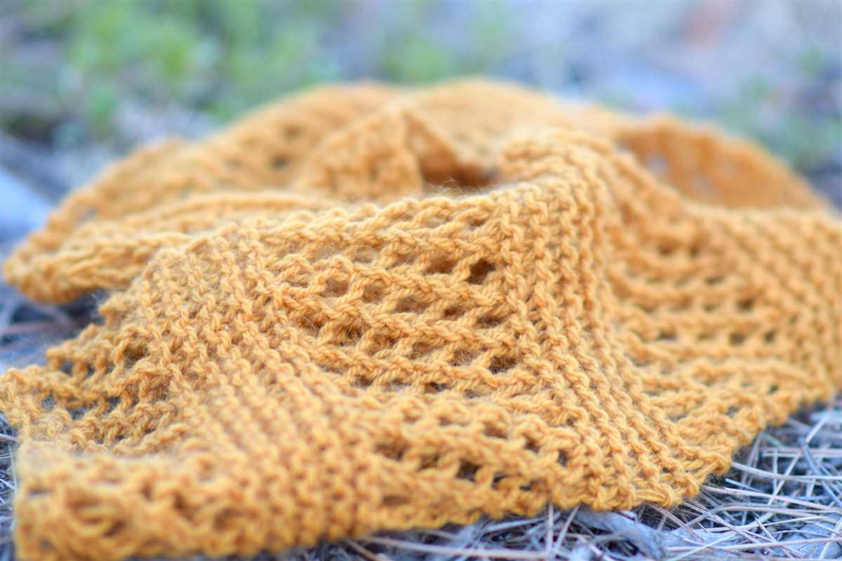 Easy summer scarf knitting patterns