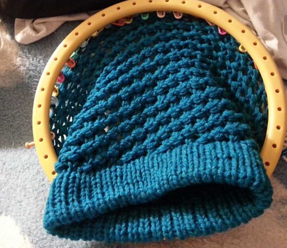 Loom knit hat pattern