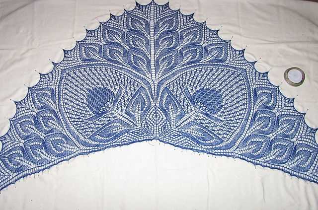 Faroese shawl knitting pattern