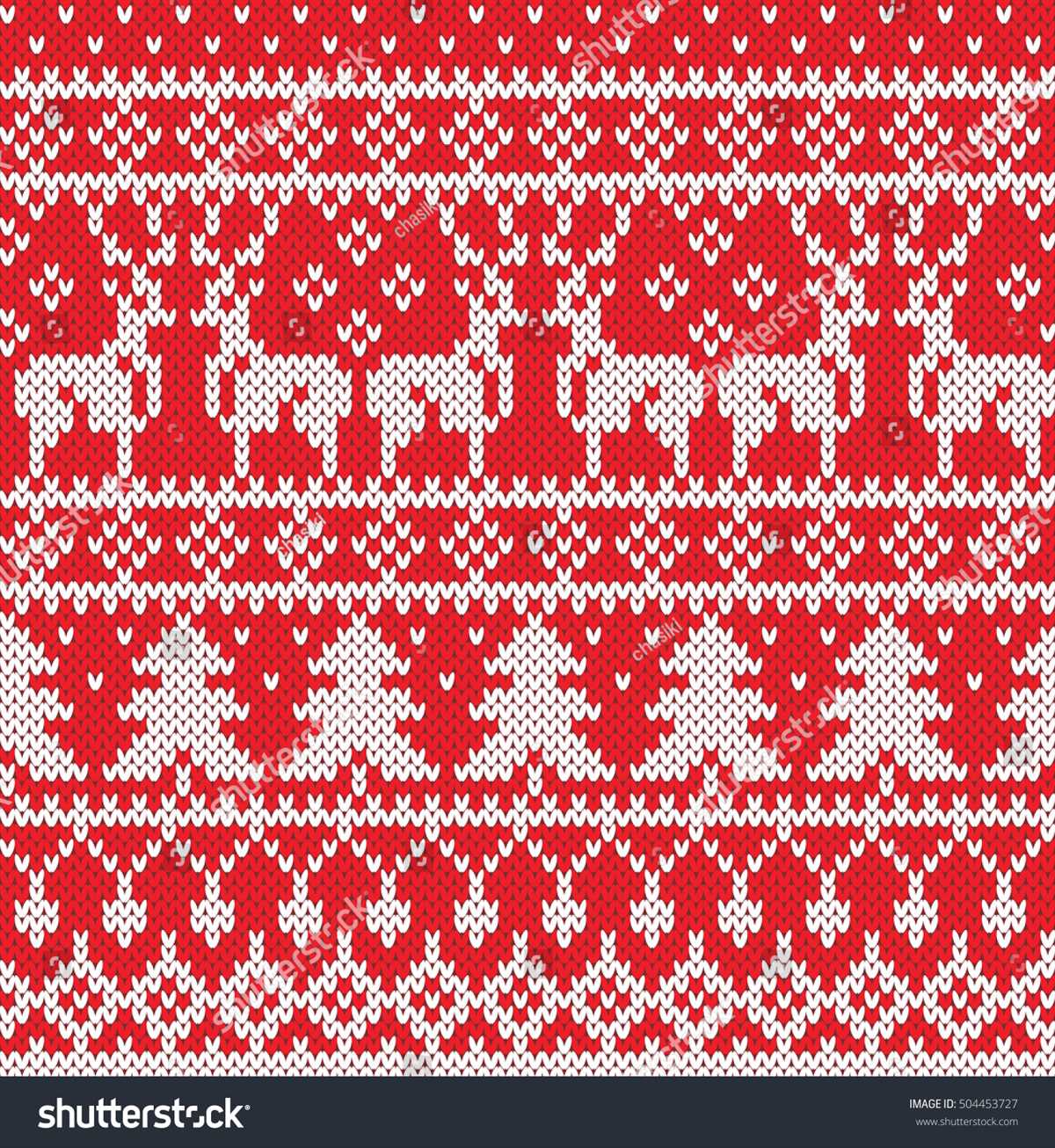 Mens christmas sweater knitting pattern