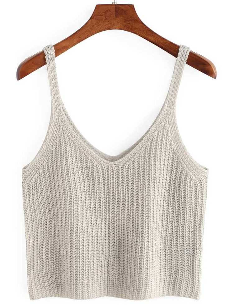 Tank top knit pattern