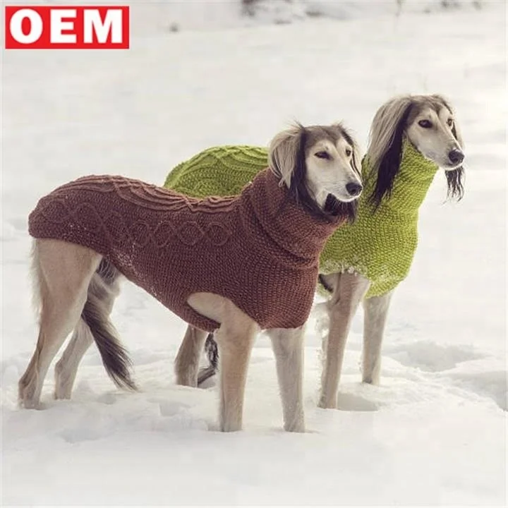 Dog coats for whippets and greyhounds knitting pattern