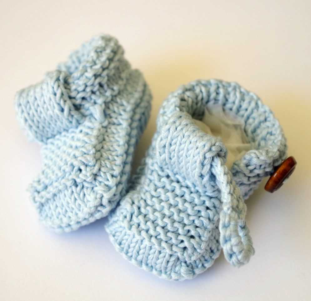 Basic bootie knitting pattern