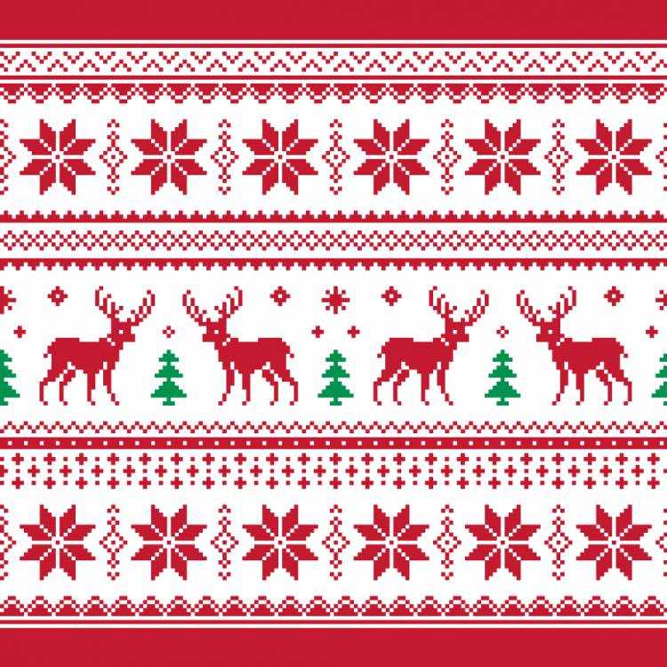 Knitted santa ornament pattern