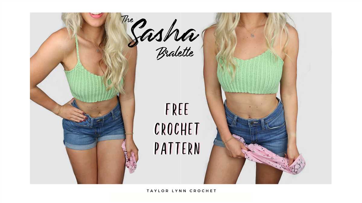 Easy knit bralette pattern free