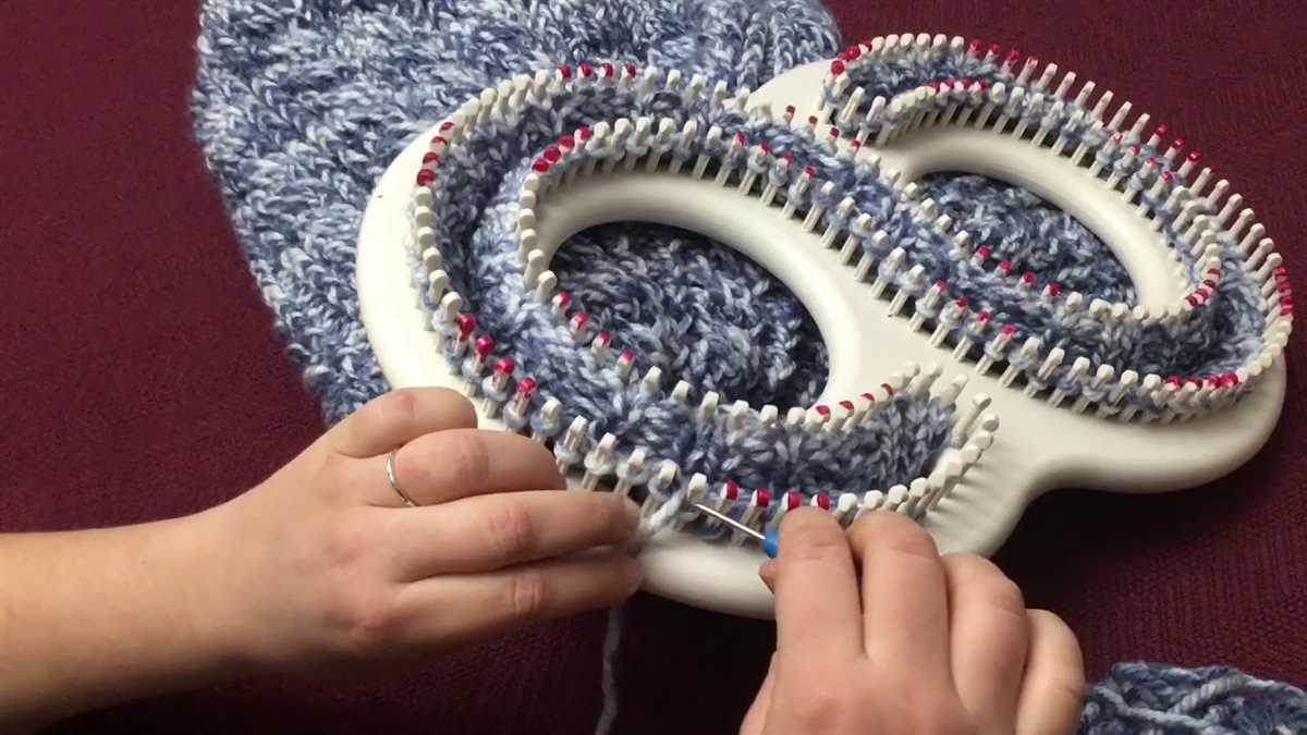 Loom knit blanket pattern