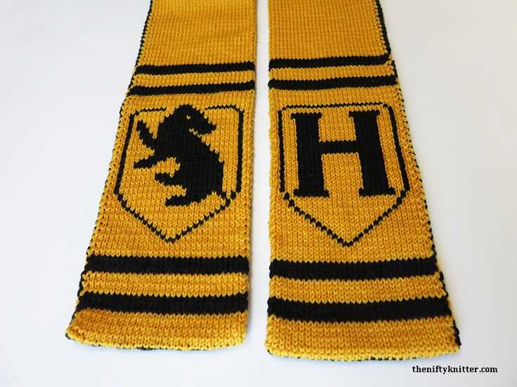Hufflepuff knitting pattern